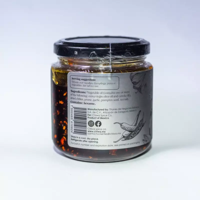 Chiwa Chili Oil | 7 oz | 100% Vegan E