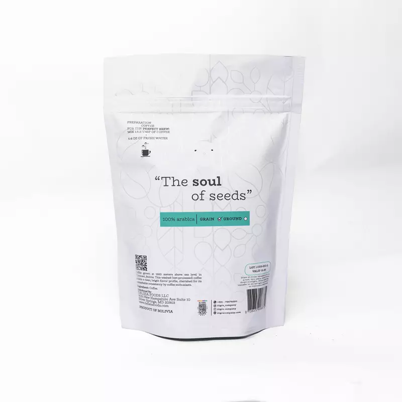 Delizia Foods | Whole Bean Roasted Coffee | 8oz | Bolivian specialy coffee | E