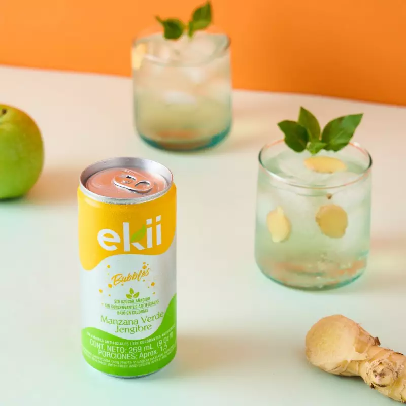 Ekii Bubbles | Lightly carbonated Green Apple Ginger | 10.5fl ozE.