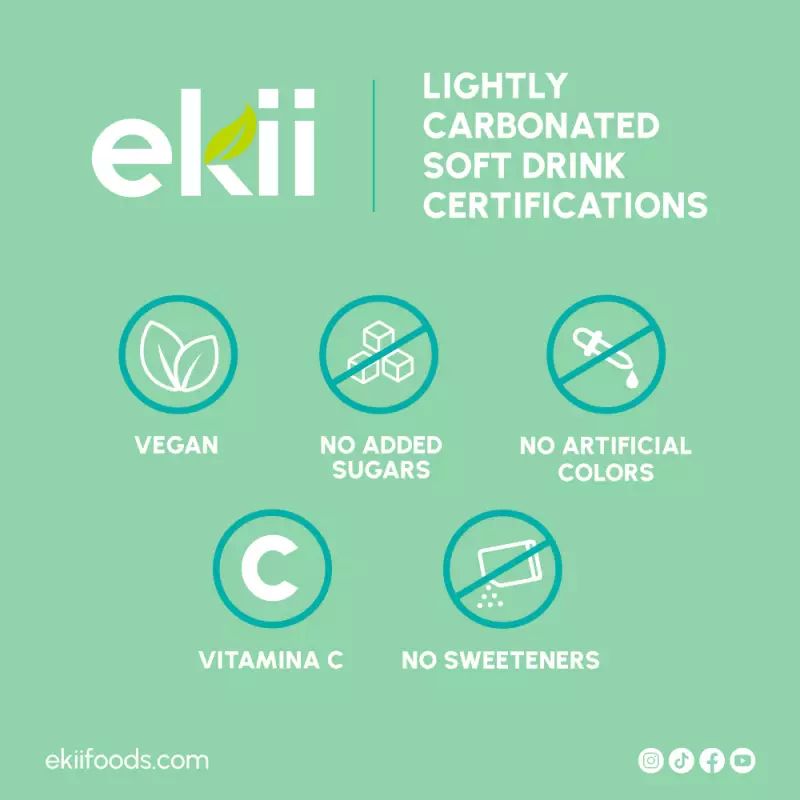 Ekii Bubbles | Lightly carbonated Green Apple Ginger | 10.5fl ozE.