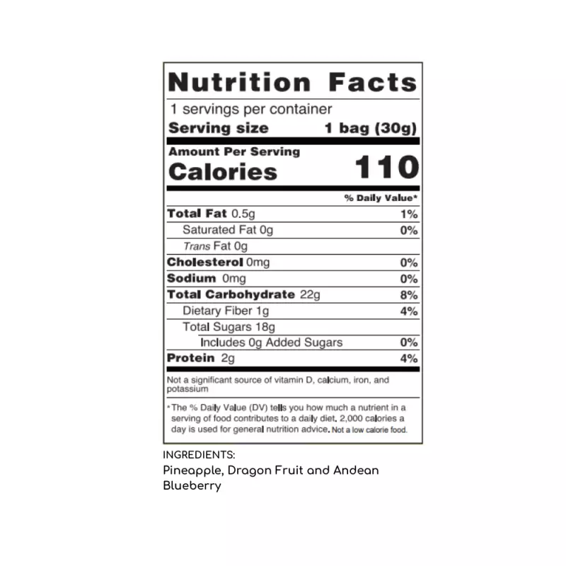 FromNativoGo | Freeze Dried Fruit & Vegetable Mix | 3Pack | 2.45 Oz E