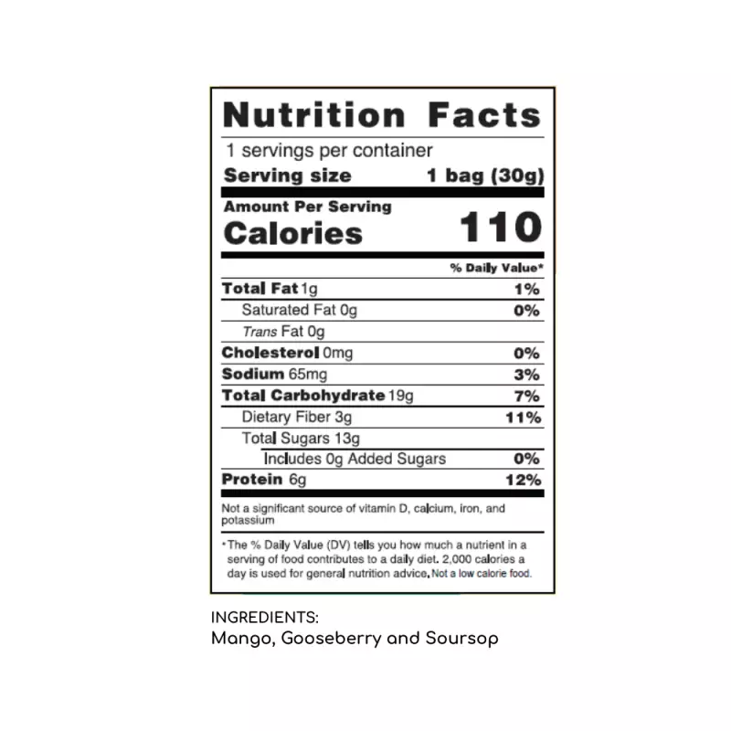 FromNativoGo | Freeze Dried Fruit & Vegetable Mix | 3Pack | 2.45 Oz E