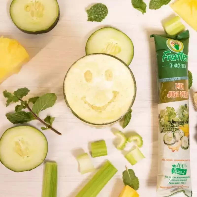 Fruttec | Green Mix. 100% Natural | Six Pack 26.46 Oz E.