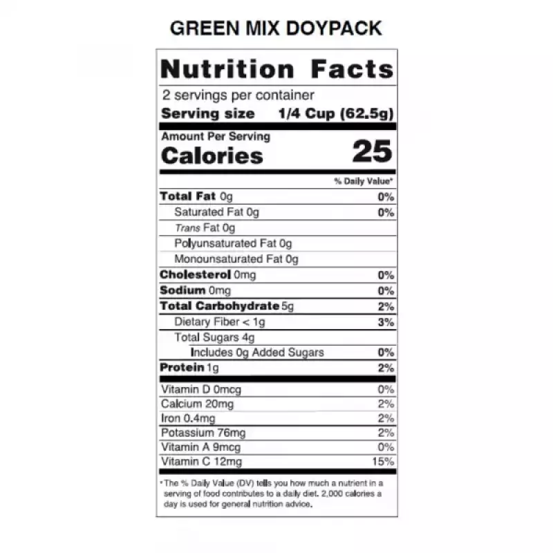 Fruttec | Green Mix. 100% Natural | Six Pack 26.46 Oz E.