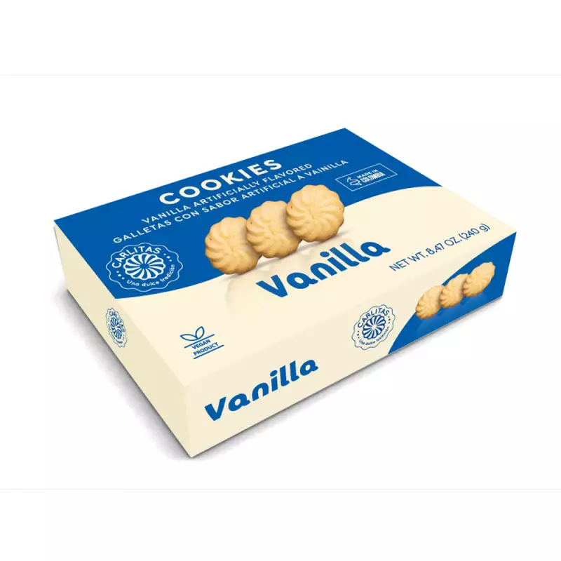 Galletas Carlitas | Cookies Vanilla | 8.47 oz E.