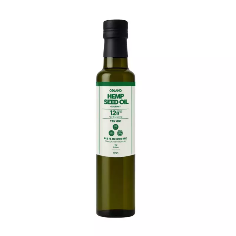 Goland | Cold-Pressed Hemp Oil | Omega-Rich, Vegan, Salad Dressing | 8.5 fl oz E