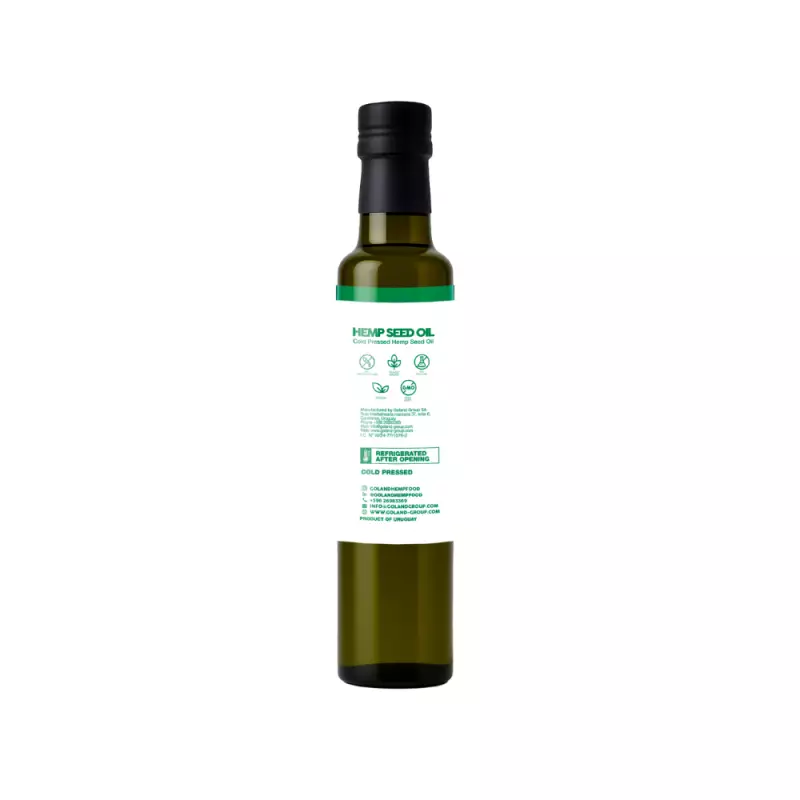 Goland | Cold-Pressed Hemp Oil | Omega-Rich, Vegan, Salad Dressing | 8.5 fl oz E