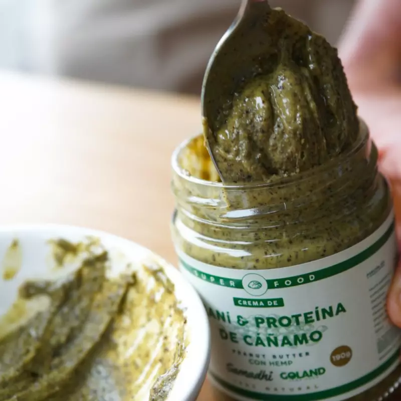 Goland | Peanut Butter w/ Hemp Protein | Vegan, Creamy, Energy Boost | 6.7 oz E