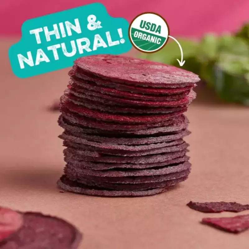 Good Chips by Paramo Snacks | Baked Organic Beet Yacon Crisps | 1.4oz Snack Vegan E.
