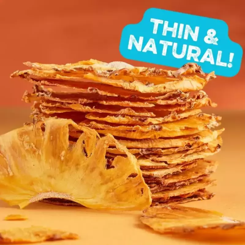 Good Chips by Paramo Snacks | Baked Pineapple Chips | 1oz Snack Vegan E.