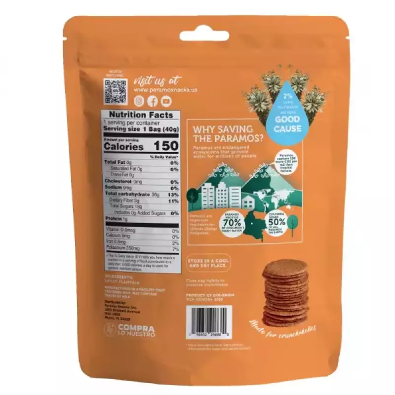 Good Chips by Paramo Snacks | Baked Sweet Plantain Crisps | 1.4oz Snack Vegan E.