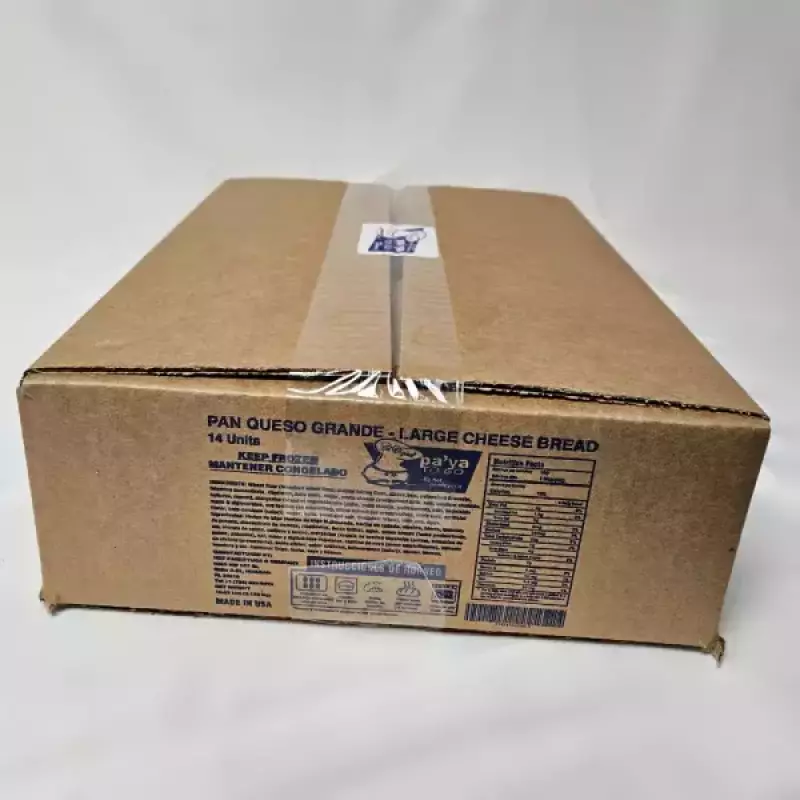 Hotpandeyuca | Long Cheese Bread | X 14 Und Per Case I 18 Pounds E.