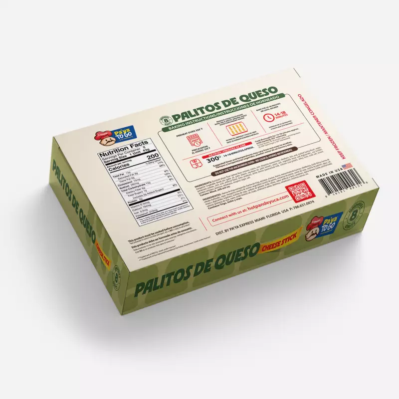 Hotpandeyuca | Palitos de Queso | Cheese Breadsticks Size Per Unit | 12.1 Oz 12x8 units E.