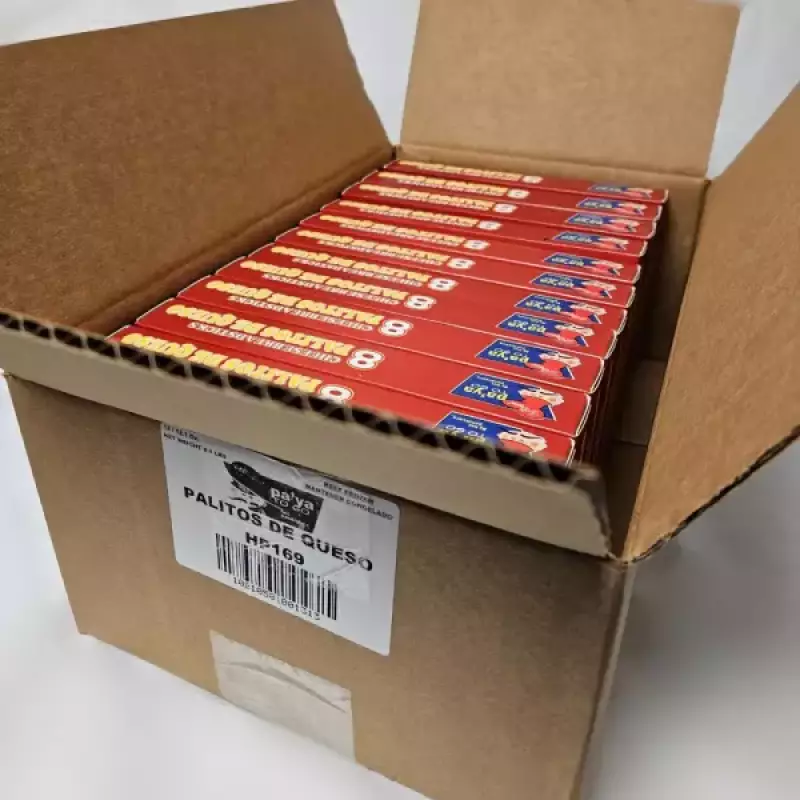 Hotpandeyuca | Palitos de Queso | Cheese Breadsticks Size Per Unit | 12.1 Oz 12x8 units E.