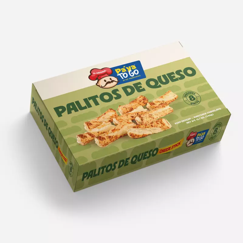 Hotpandeyuca | Palitos de Queso | Cheese Breadsticks Size Per Unit | 12.1 Oz 12x8 units E.