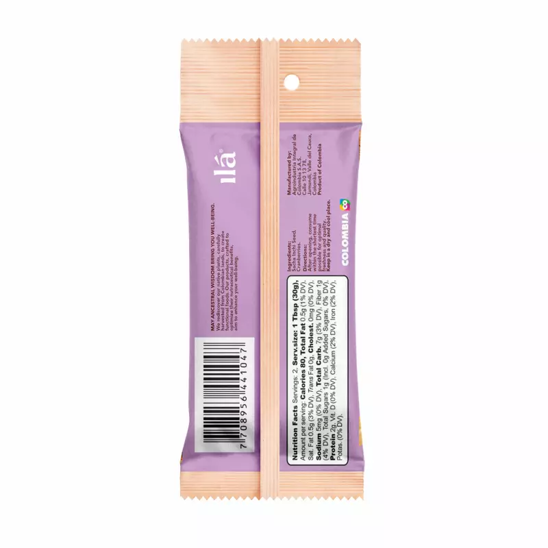 ILÁ: Ancestral Legacy | Roasted Sacha Inchi Cranberries mix | 1.058 oz E.