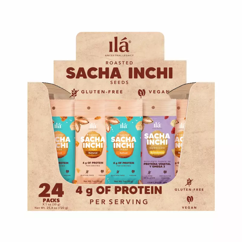 ILÁ: Ancestral Legacy | Roasted Sacha Inchi Cranberries mix | 1.058 oz E.