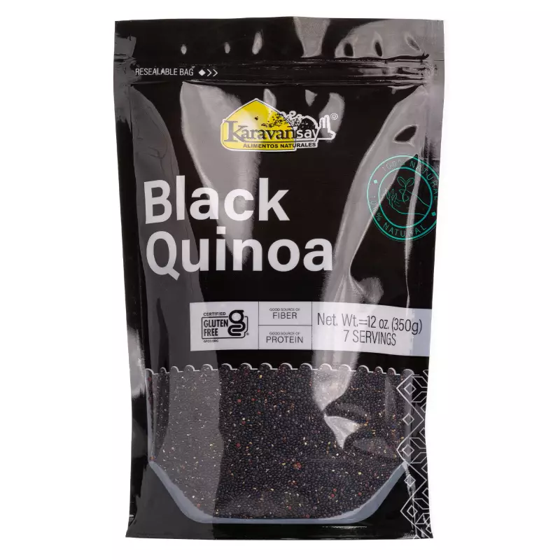 Karavansay Alimentos Naturales | Black Quinoa | 12 oz E.
