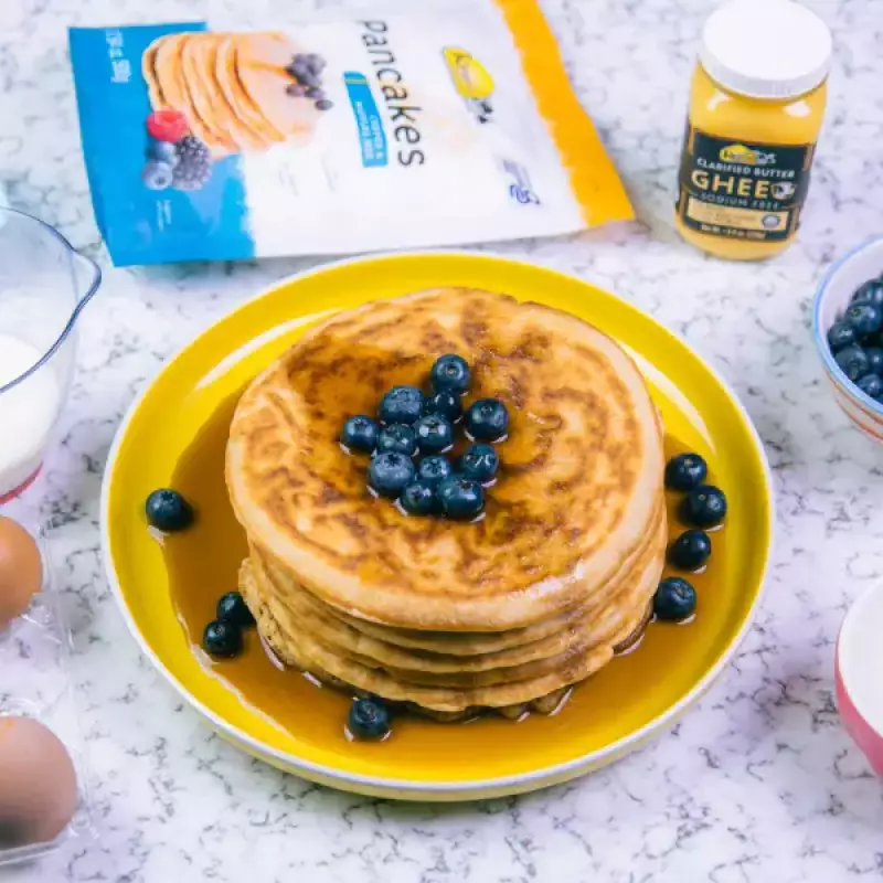 Karavansay Alimentos Naturales | Premix pancakes crepes and waffles | Doypack 17.64 Oz E.