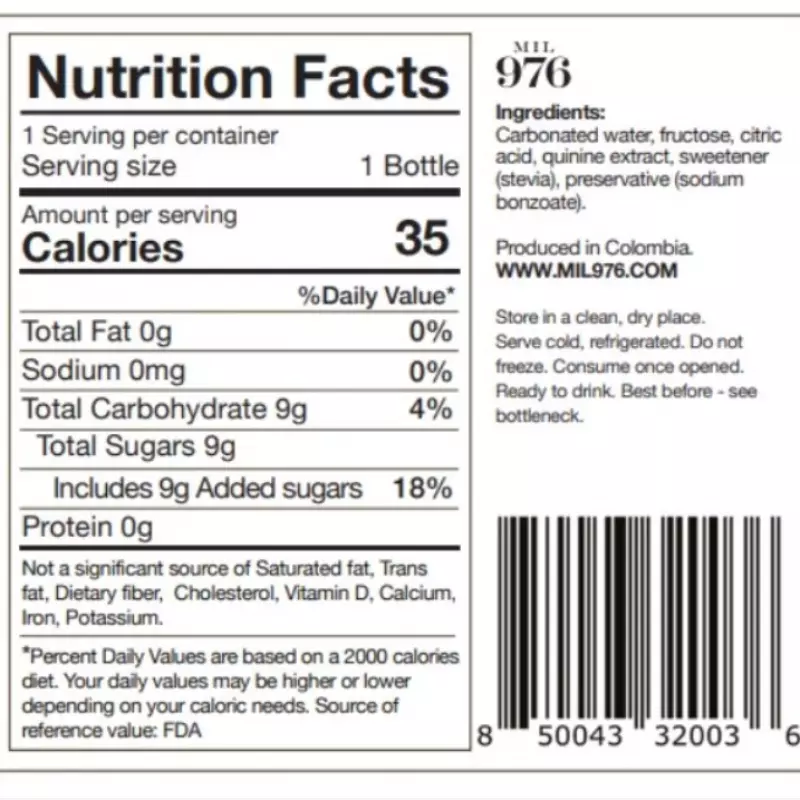 Mil976 | Tonic Water Indi | 12 | 84 Fl oz E