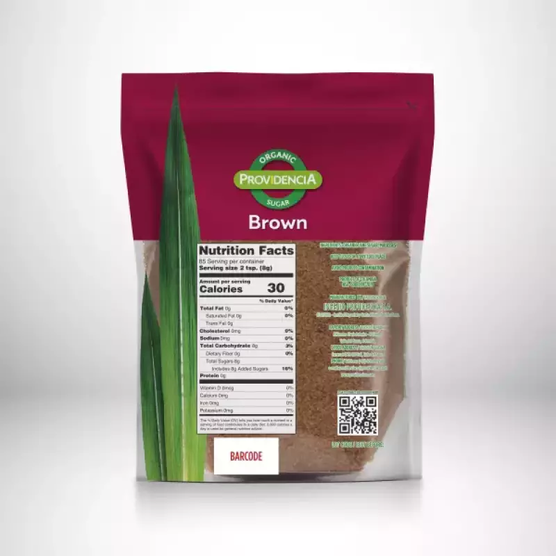 Providencia | Organic Brown Sugar | 24oz resealable doypack | Possibility to do Private Label E.