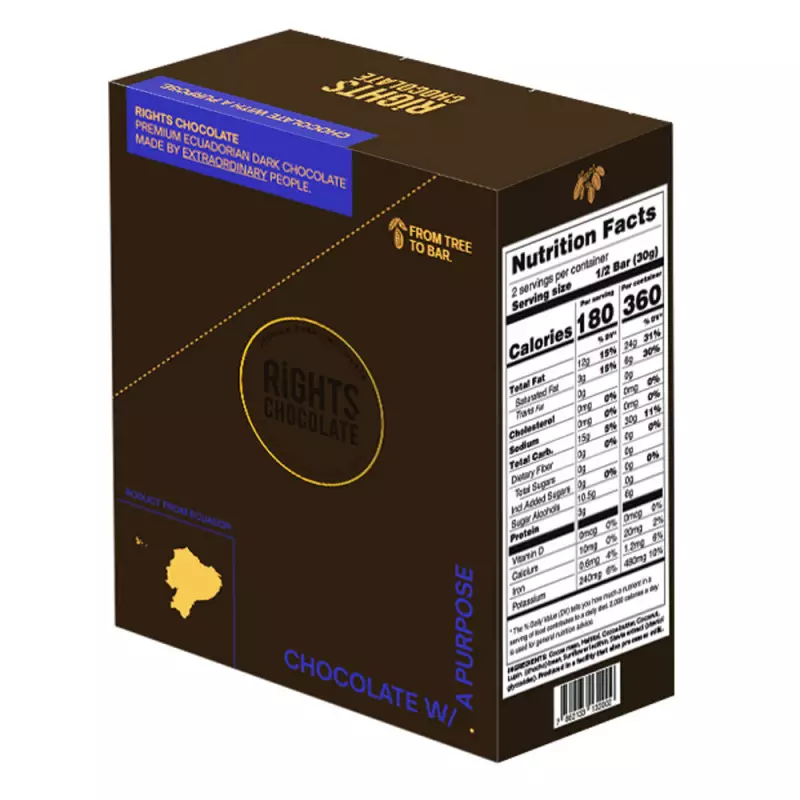Rights Chocolate | 55% Dark Chocolate with Adean Lupine | 2,11 oz. E