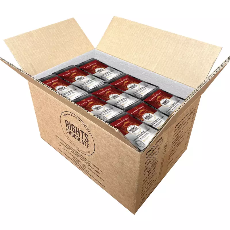 Rights Chocolate | Cocoa beans covered in dark chocolate no sugar added | 3,52 oz E