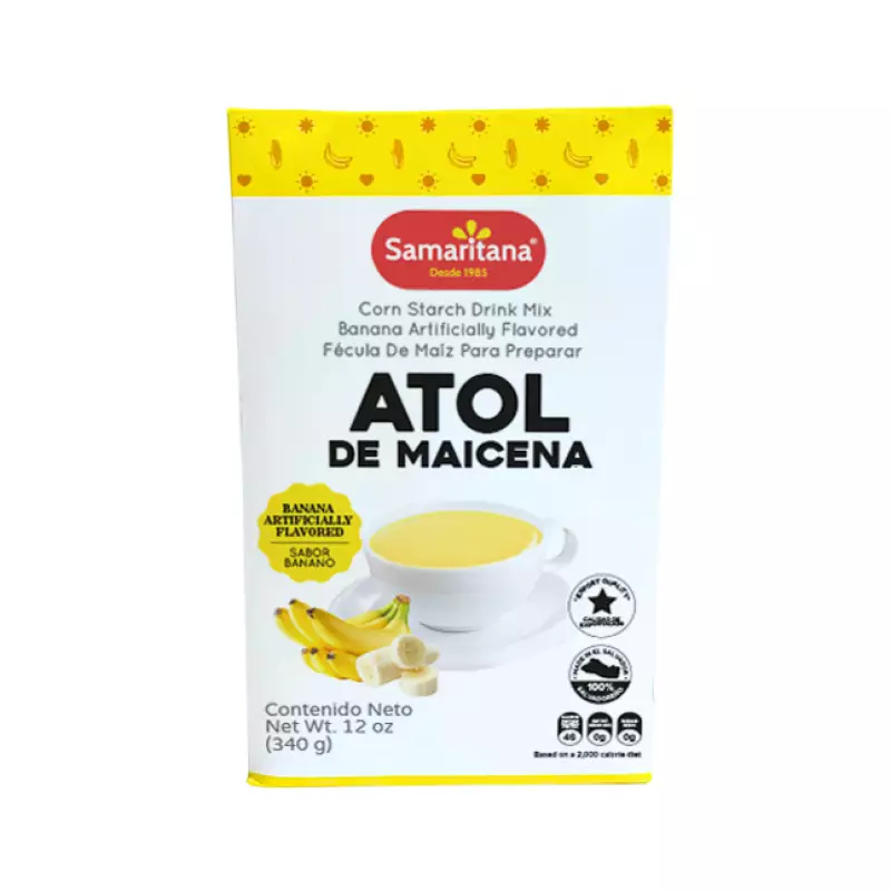 Samaritana | Banana Flavor Corn Starch Banana | 12 Oz E