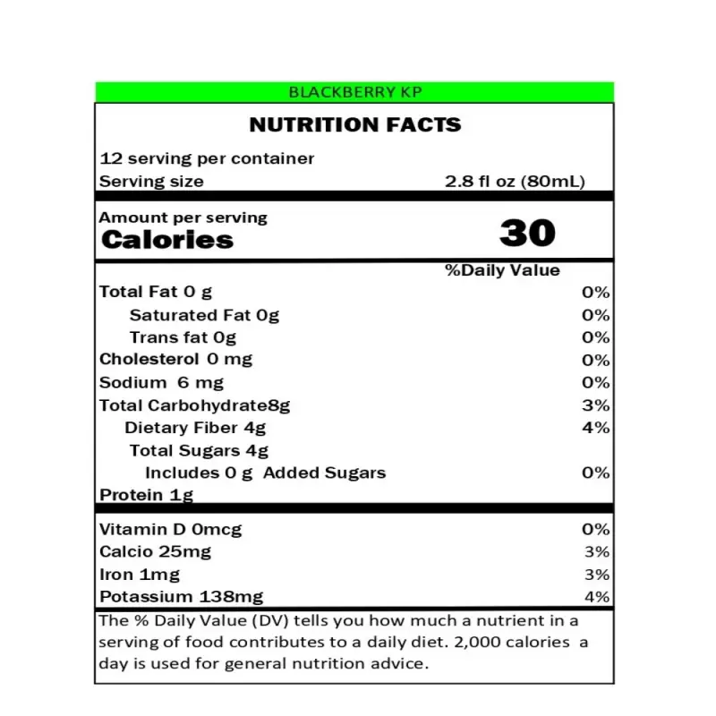 SAS | Pasteurized Blackberry Fruit Pulp | 35 oz (1.000gr) E.