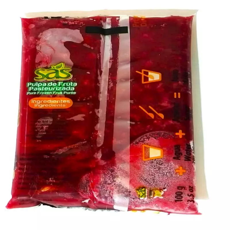 SAS | Pasteurized Blackberry Fruit Pulp | 35 oz (1.000gr) E.