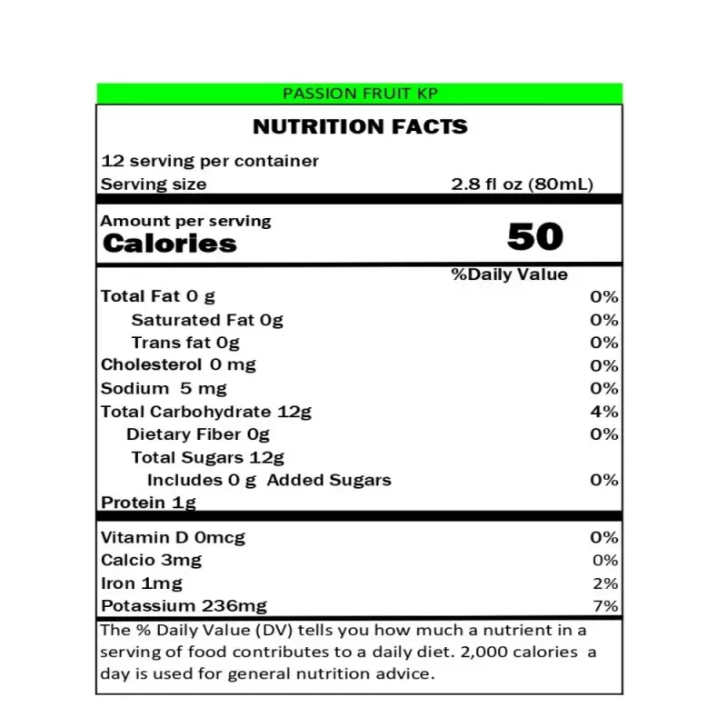 SAS | Pasteurized Passion Fruit Fruit Pulp | 35 oz (1.000gr) E.