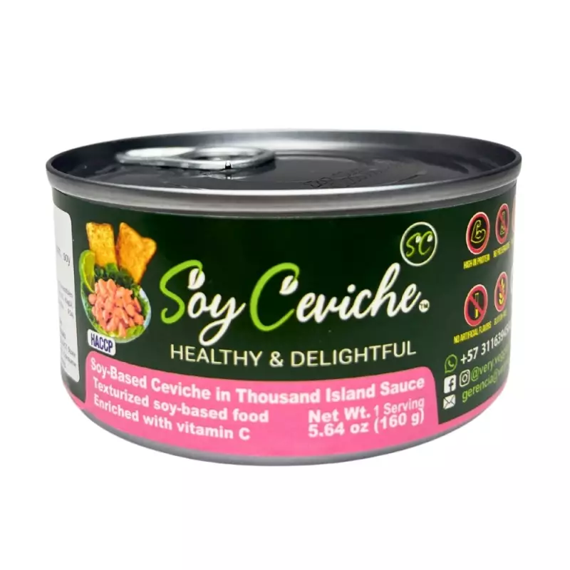 Soy Ceviche | Soy Based Ceviche in Thousand Island Sauce | 5,64oz E.