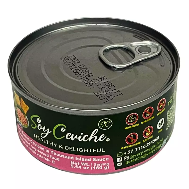 Soy Ceviche | Soy Based Ceviche in Thousand Island Sauce | 5,64oz E.
