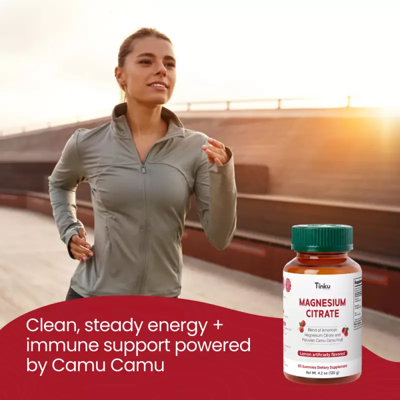 Tinku | Magnesium Ultra Gummies | Citrate + Camu Camu | 4.2 oz E