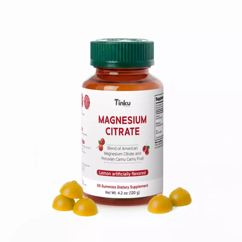 Tinku | Magnesium Ultra Gummies | Citrate + Camu Camu | 4.2 oz E
