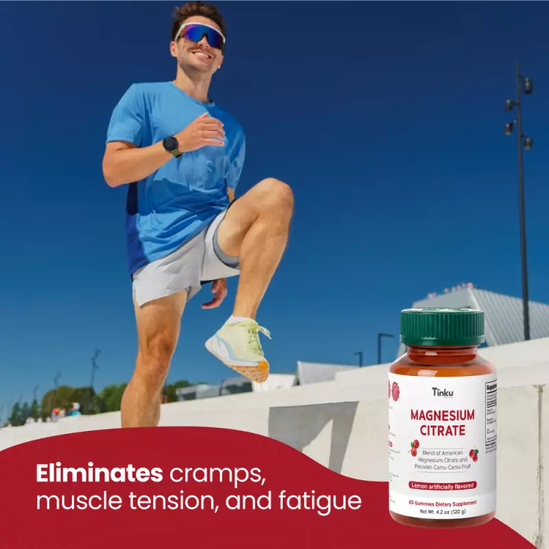 Tinku | Magnesium Ultra Gummies | Citrate + Camu Camu | 4.2 oz E