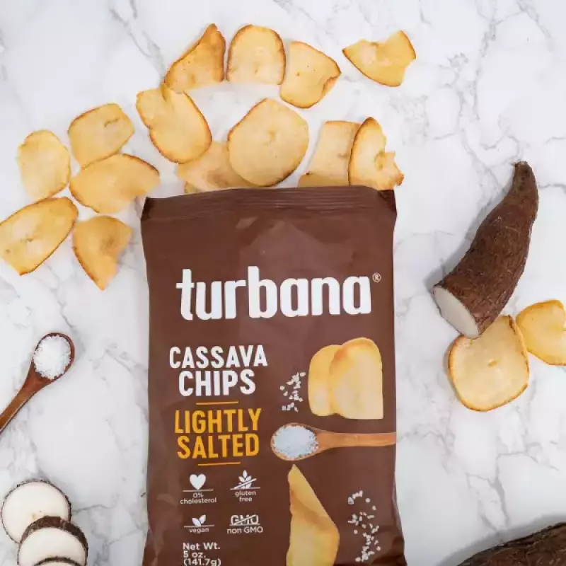 Turbana | Cassava Chips: Lightly Salted | X5.0 oz E.