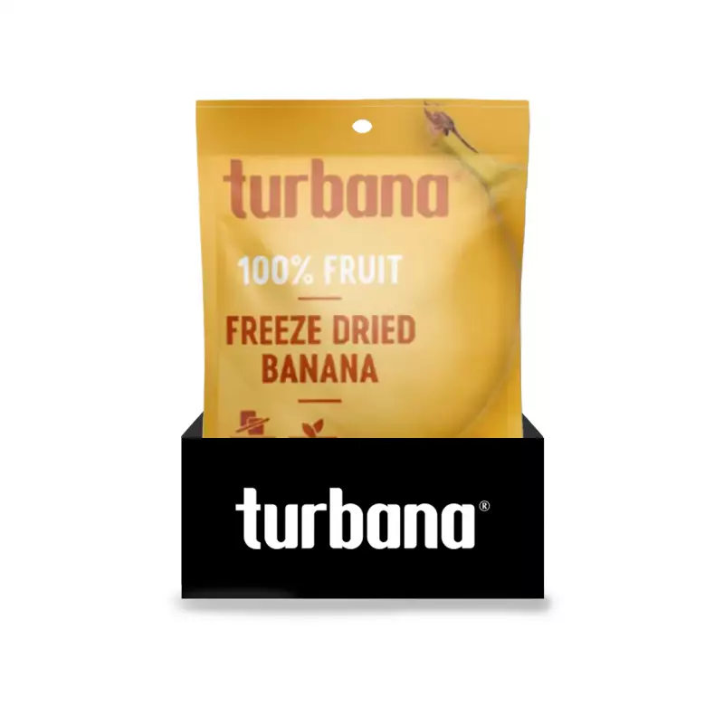 Turbana | Freeze dried banana | 6 pack 2.52 oz E.