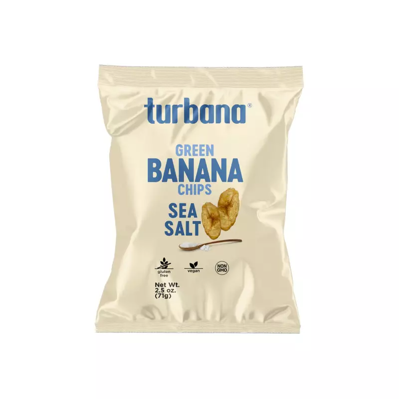 Turbana | Sea salt Banana chips | 2.5 oz E.