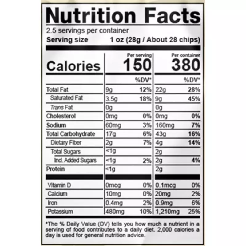 Turbana | Sour cream & onions Banana chips | 2.5 oz E.