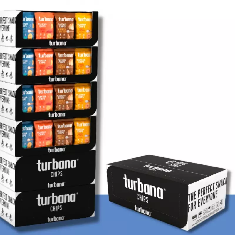 Turbana | Sour cream & onions Banana chips | 2.5 oz E.