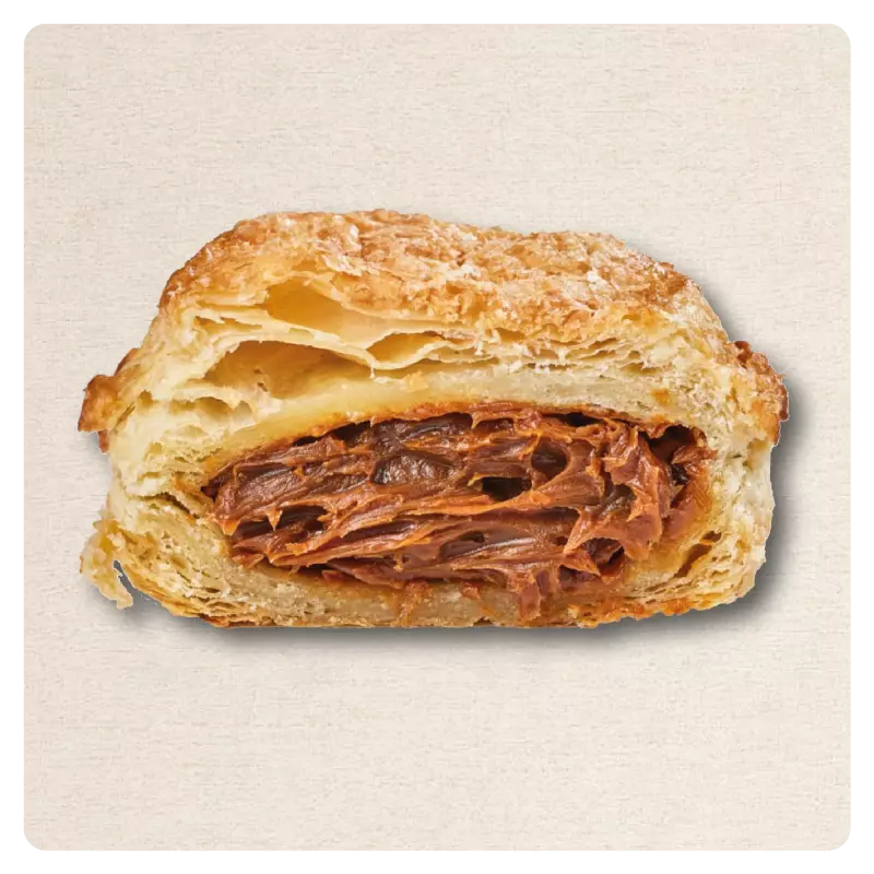 Yummy Puffies | Puff Pastry Stuff With Dulce De Leche (Arequipe) Raw | E.