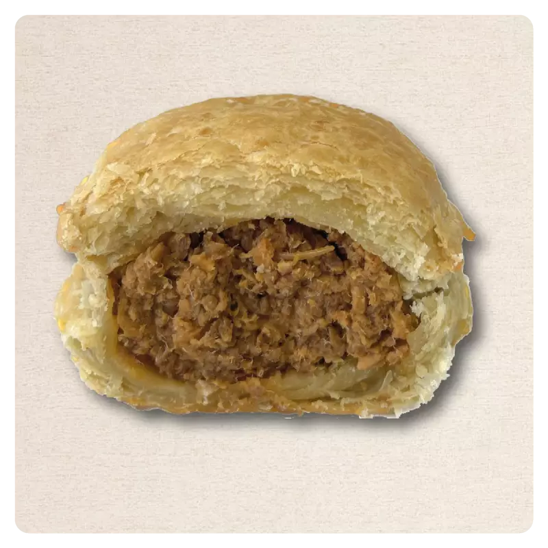 Yummy Puffies | Puff Pastry Stuffed with beef, vegetables and sauce | E.