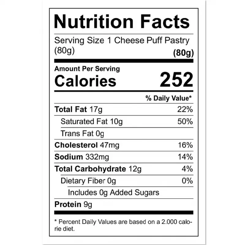 Yummy Puffies | Puff Pastry Stuffed With Cheese Raw | E.