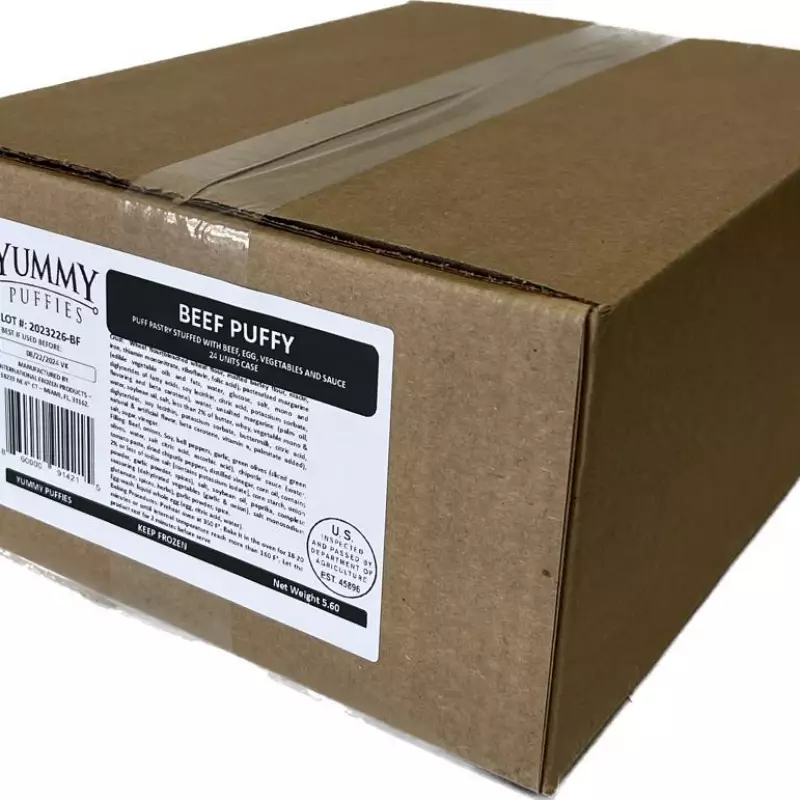 Yummy Puffies | Puff Pastry Stuffed With Cheese. Pre Cook. | E.