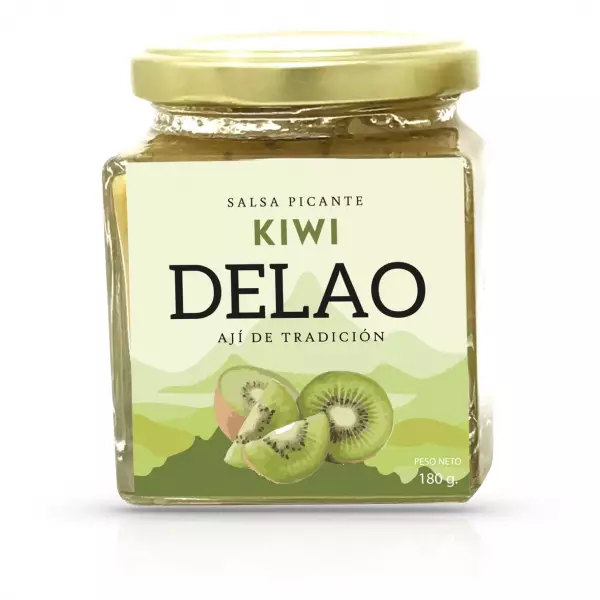 Delao | Kiwi Spicy sauce Vegan | 7 oz 1 E.