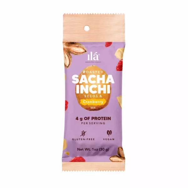 ILÁ: Ancestral Legacy | Roasted Sacha Inchi Cranberries mix | 1.058 oz E.
