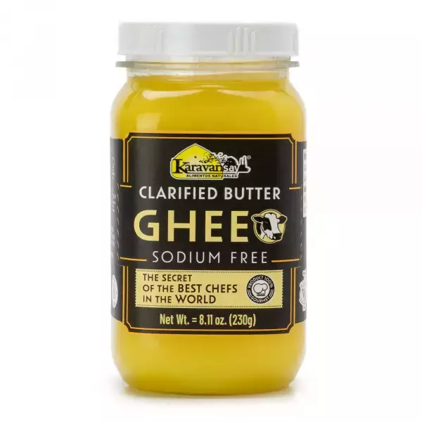Karavansay Alimentos Naturales | Butter Ghee | Original | Plastic Jar  8.11 Oz E.