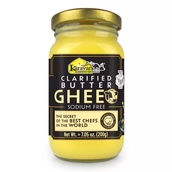 Karavansay Alimentos Naturales | Butter Ghee | Original 7.05 Oz E.