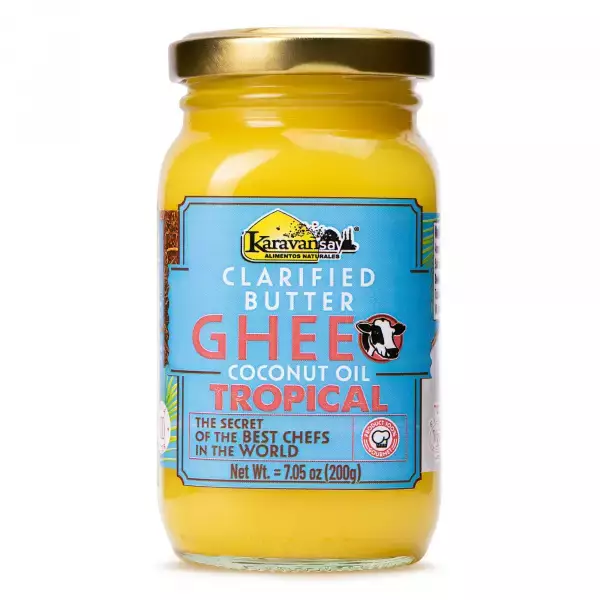 Karavansay Alimentos Naturales | Butter Ghee | Tropical 7.05 Oz E.